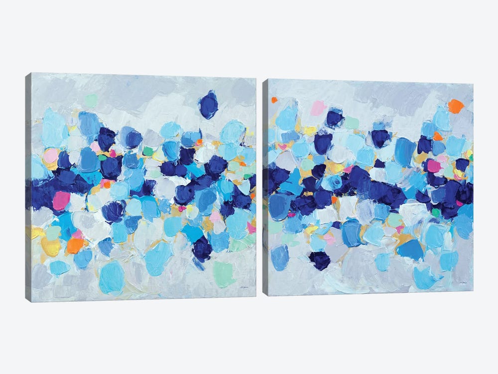 Amoebic Party Diptych by Ann Marie Coolick 2-piece Canvas Art