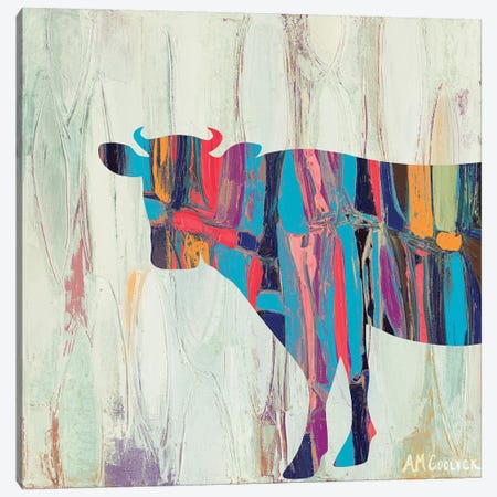 Rhizome Cow Canvas Print #CLK30} by Ann Marie Coolick Art Print