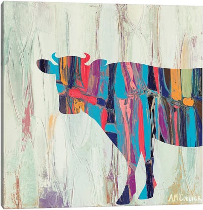 Rhizome Cow Canvas Art Print