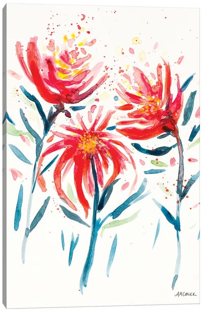 Wild Flowers II Canvas Art Print