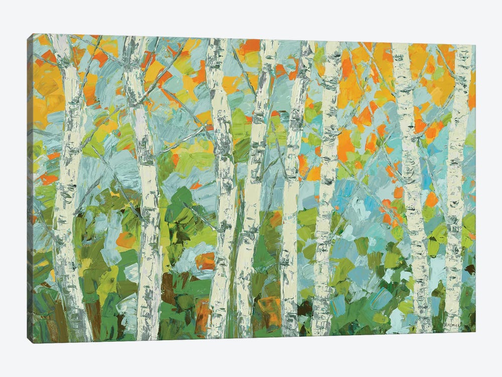 Autumn Dancing Birch Tree by Ann Marie Coolick 1-piece Canvas Art