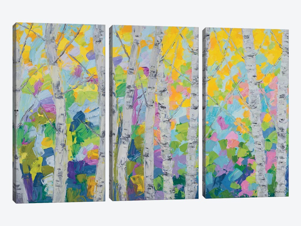 Dancing Birch Tree by Ann Marie Coolick 3-piece Canvas Art Print