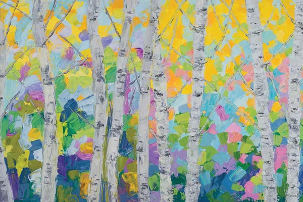 Birch Trees: Dancing Birch Tree by Ann Marie Coolick