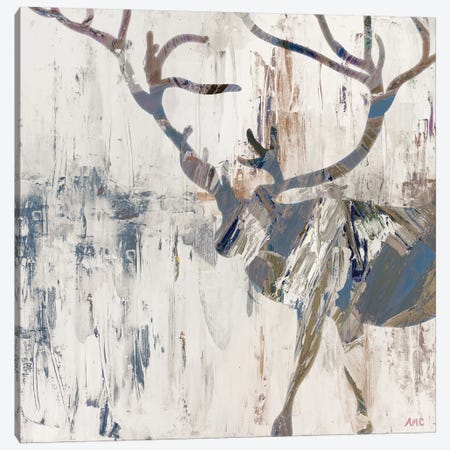 Neutral Rhizome Deer Canvas Print #CLK50} by Ann Marie Coolick Canvas Art Print