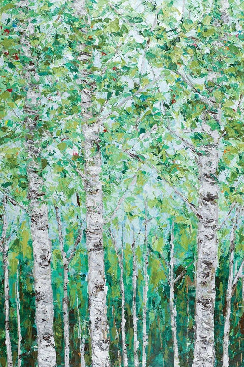 Green Birchwood I by Ann Marie Coolick wall art