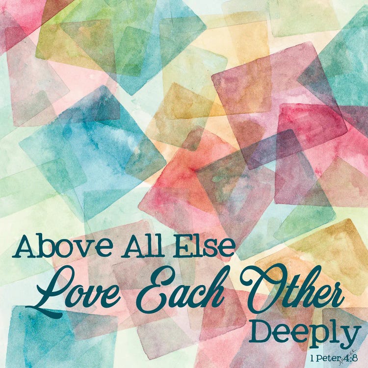Love Each Other Deeply by Ann Marie Coolick wall art