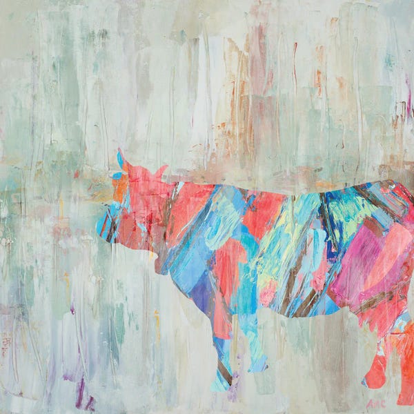 Ann Marie Coolick: Muted Rhizome Cow by Ann Marie Coolick