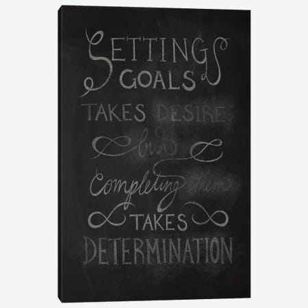 Completing Takes Determination Canvas Print #CLL11} by 5by5collective Canvas Wall Art