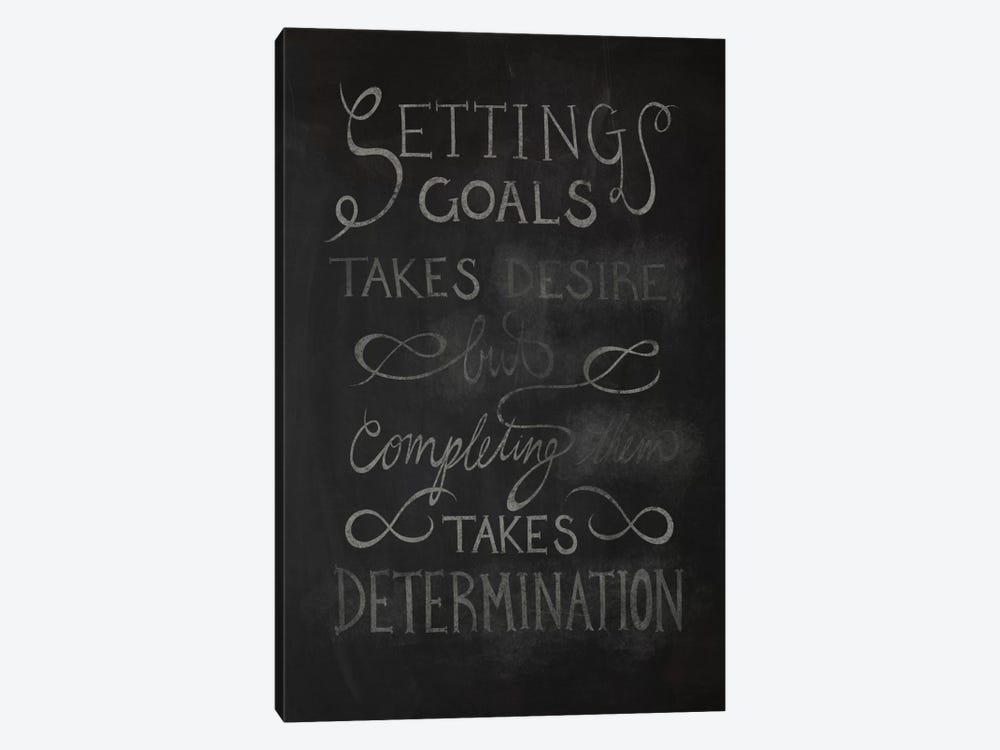 Completing Takes Determination by 5by5collective 1-piece Canvas Wall Art