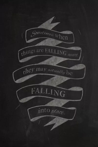 When Things Are Falling Apart by 5by5collective canvas print