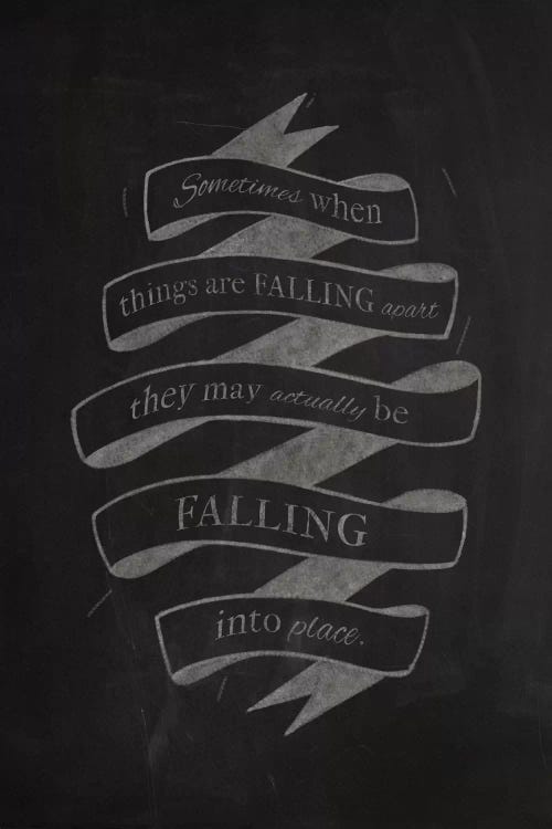 When Things Are Falling Apart by 5by5collective wall art