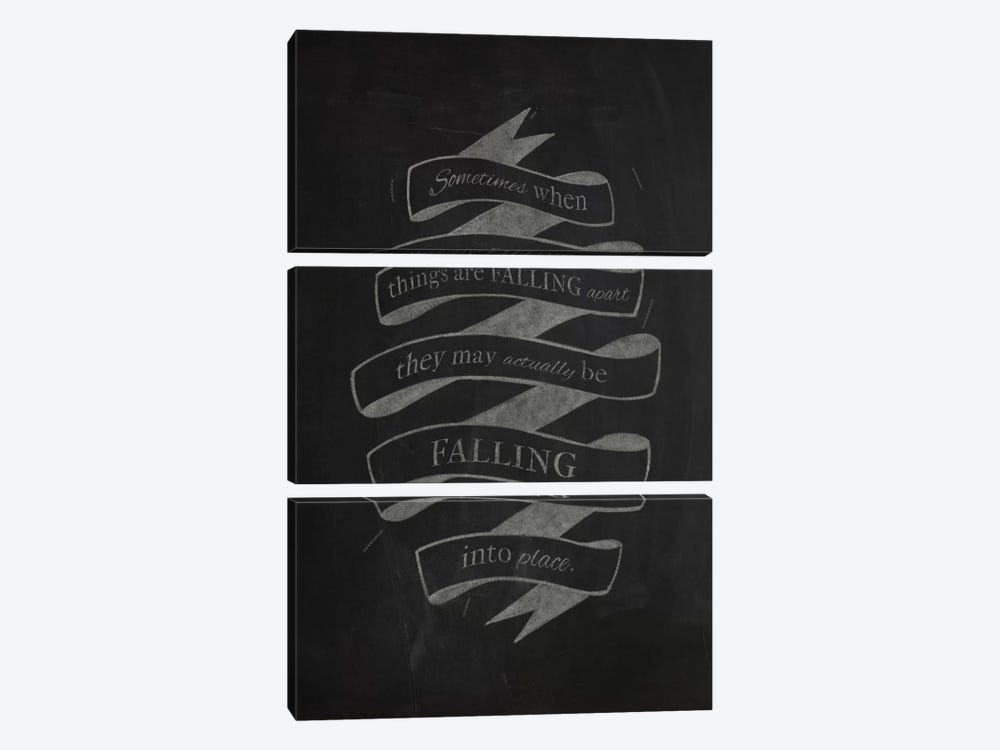 When Things Are Falling Apart by 5by5collective 3-piece Art Print