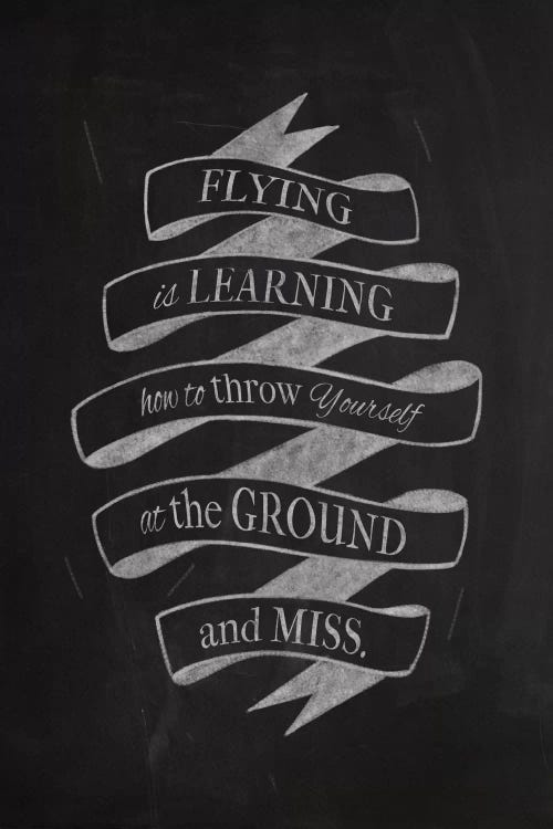 Flying Is Learning