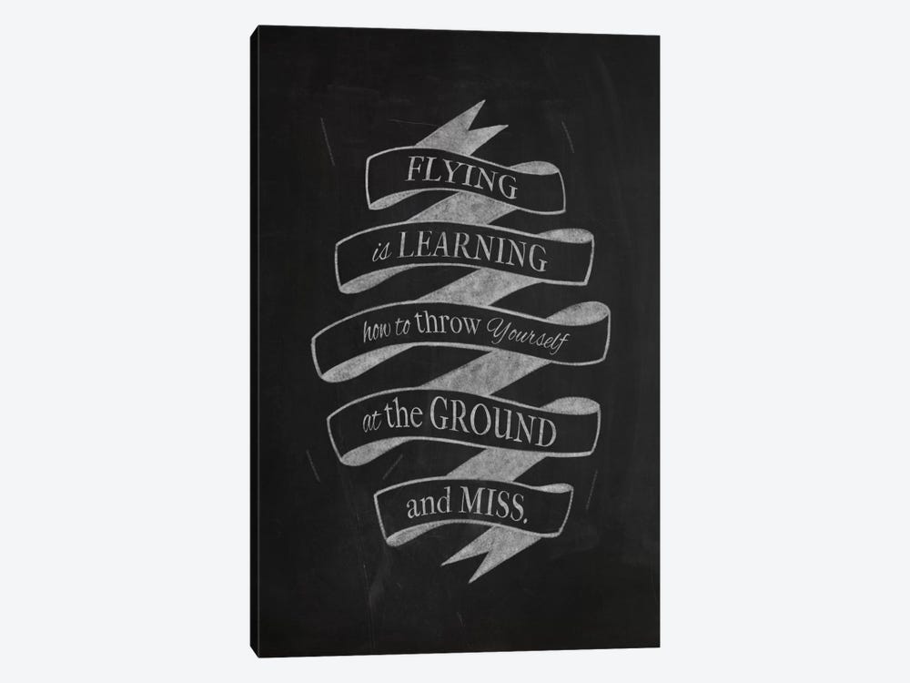Flying Is Learning by 5by5collective 1-piece Canvas Print