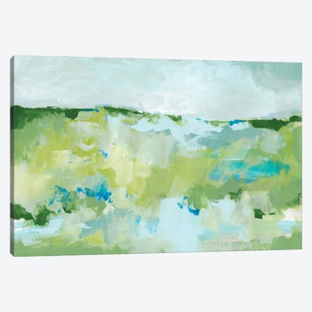 Spring Green II Canvas Print #CLO27} by Christina Long Art Print