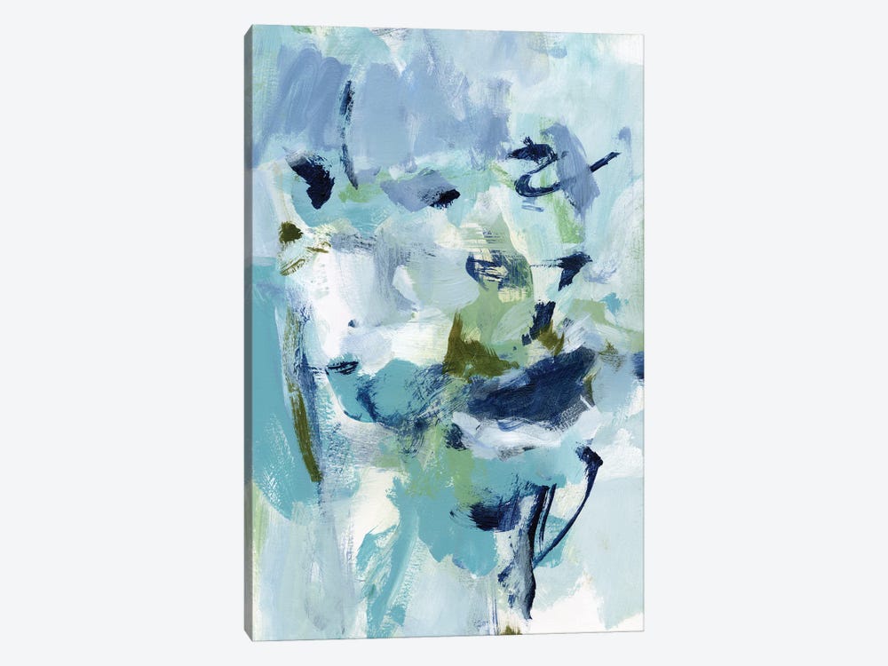 Azure Abstract II by Christina Long 1-piece Canvas Artwork