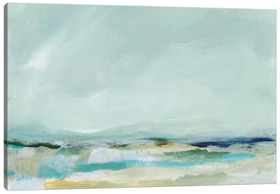 East Coast III Canvas Art Print - Coastal & Ocean Abstract Art