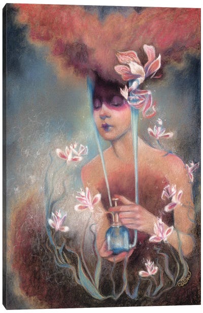 Flowers Of The Mantodea Canvas Art Print - Celene Petrulak