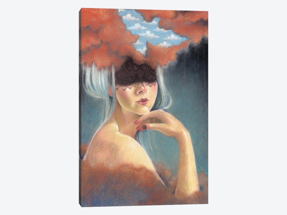Looking For The Silver Lining by Celene Petrulak 1-piece Canvas Print