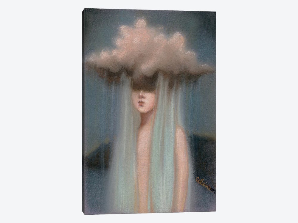 The Rain Washes Over Me by Celene Petrulak 1-piece Canvas Art