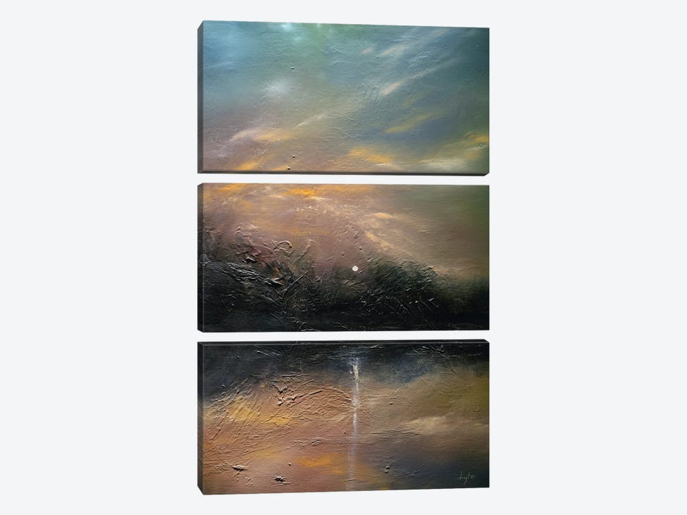 Twilight Drops Her Curtain Down by Christopher Lyter 3-piece Canvas Art