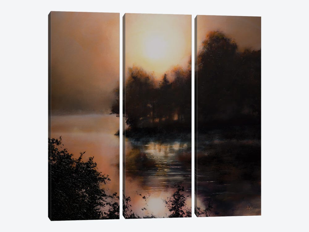 Break Of Day by Christopher Lyter 3-piece Canvas Art Print