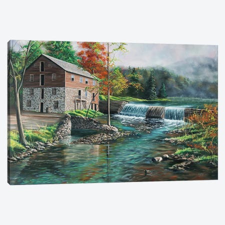 Everhart Mill Canvas Print #CLT10} by Christopher Lyter Canvas Wall Art