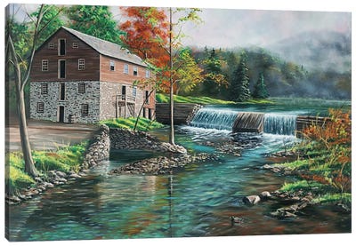 Everhart Mill Canvas Art Print - Christopher Lyter