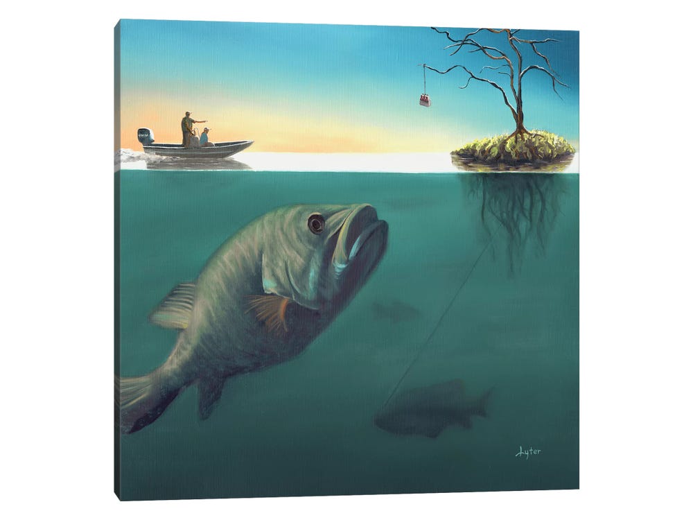 Calm Waters Fishing Art: Canvas Prints, Frames & Posters
