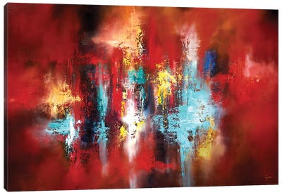 Let It Shine Through Canvas Art Print - Abstract Expressionism Art