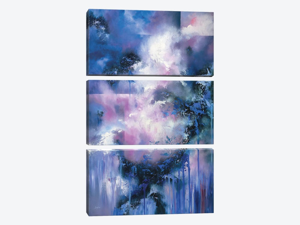 Space And Time by Christopher Lyter 3-piece Canvas Wall Art