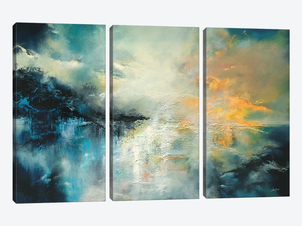 The Dawn Is Not Distant by Christopher Lyter 3-piece Canvas Print