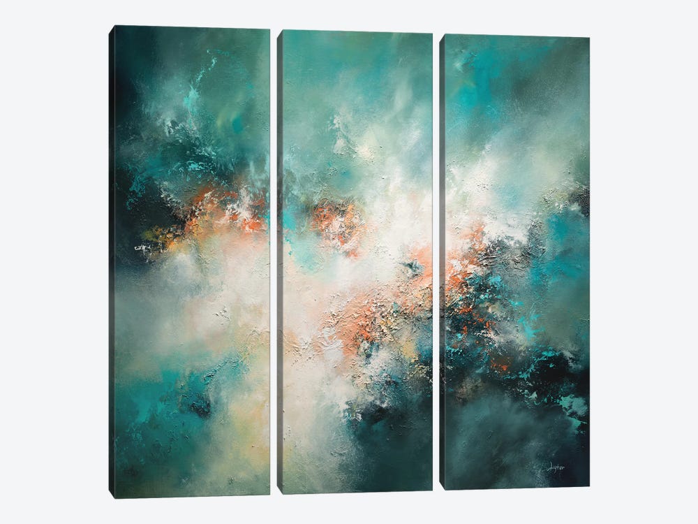 The Onset Of Realization by Christopher Lyter 3-piece Canvas Art Print