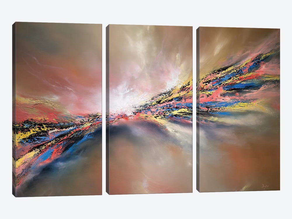 The Origin Of Everything by Christopher Lyter 3-piece Canvas Wall Art