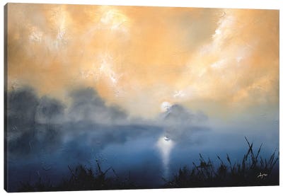 Calm and Quiet Canvas Art Print - Mist & Fog Art