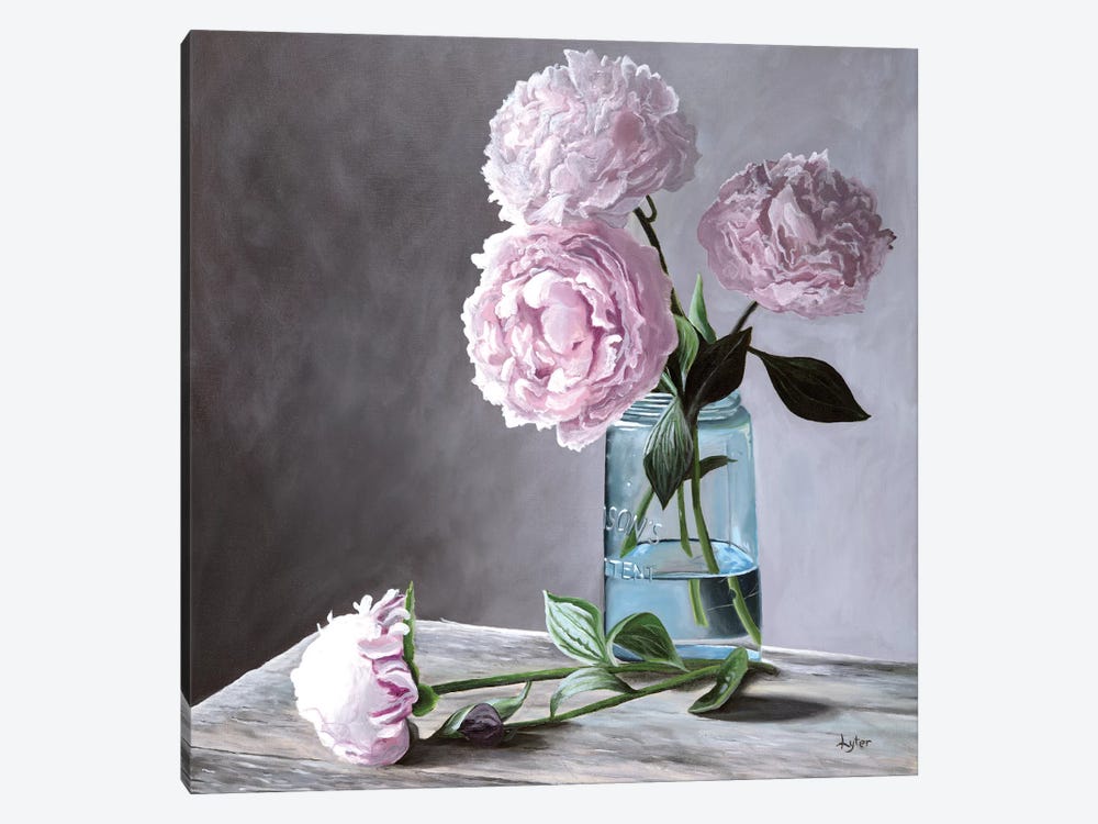 Lisa's Peonies by Christopher Lyter 1-piece Canvas Artwork