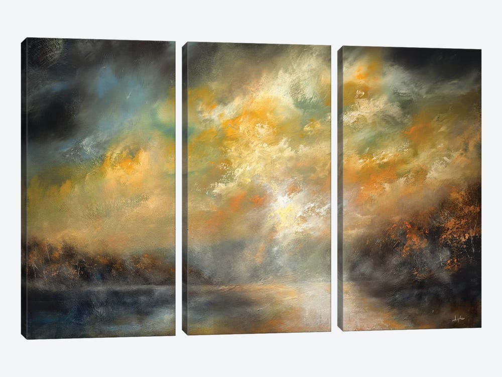 The Waters Of The Blue Juniata by Christopher Lyter 3-piece Canvas Art