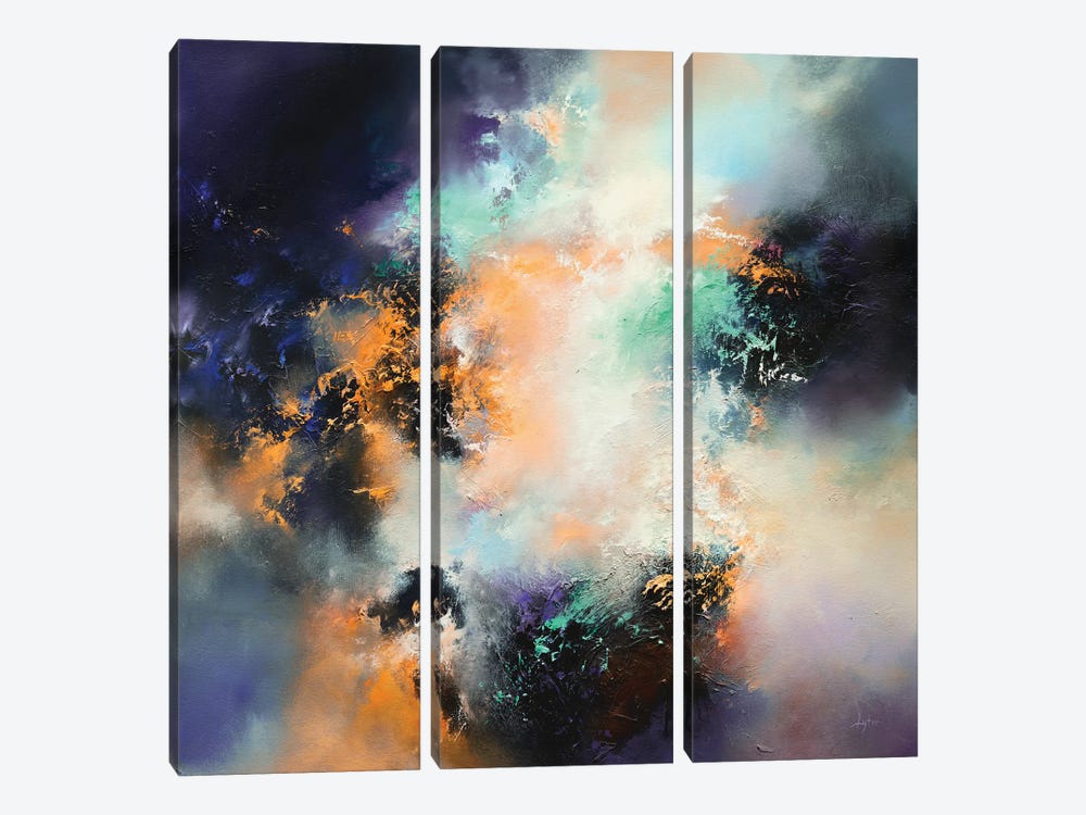 A Stubbornly Persistent Illusion by Christopher Lyter 3-piece Canvas Print