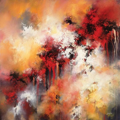 With Flames Of Many Colors by Christopher Lyter art print