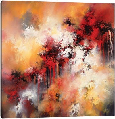 With Flames Of Many Colors Canvas Art Print - Christopher Lyter