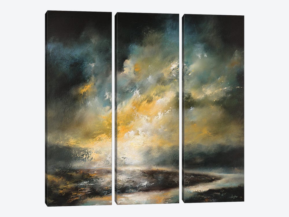 Waters Are Ever Flowing by Christopher Lyter 3-piece Canvas Print