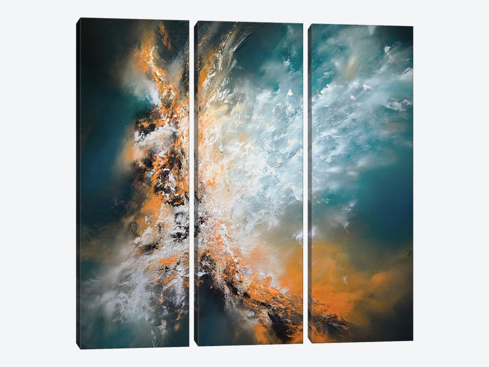 Humility In The Domain Of Thought by Christopher Lyter 3-piece Canvas Art