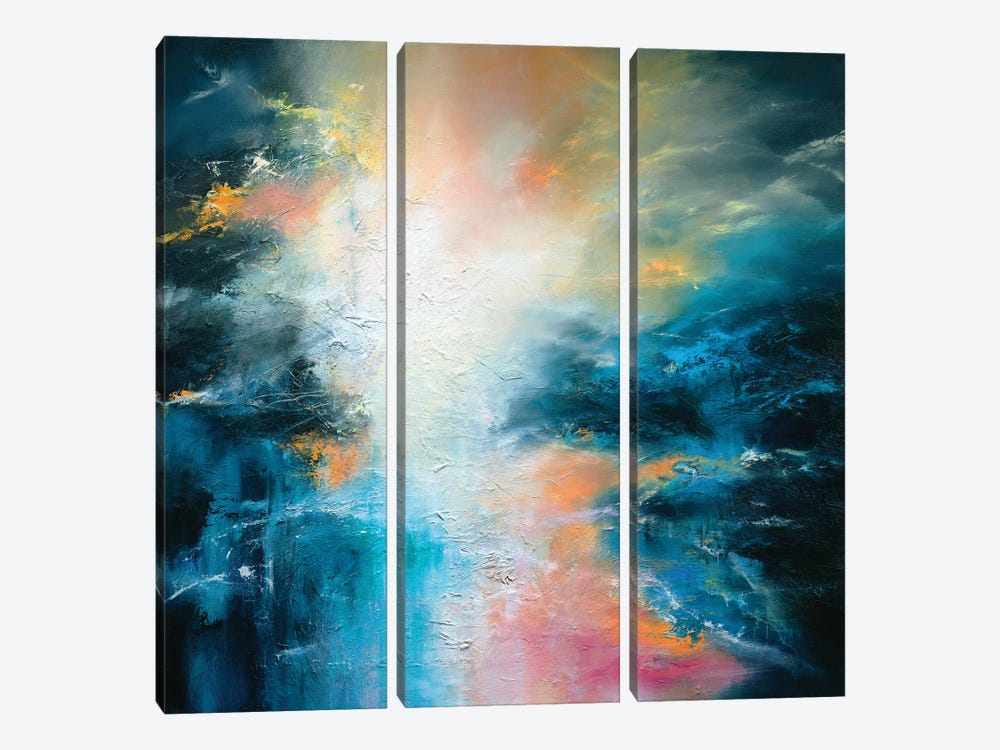 Luminous But Not Clear by Christopher Lyter 3-piece Canvas Art Print