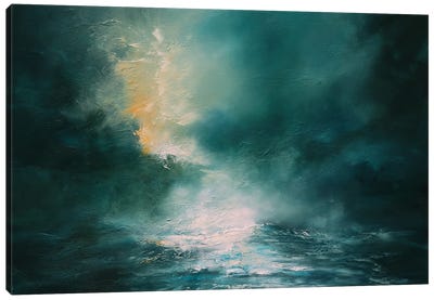 On Such A Full Sea Canvas Art Print - Coastal & Ocean Abstract Art