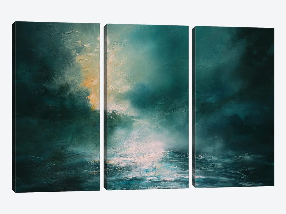 On Such A Full Sea by Christopher Lyter 3-piece Canvas Art