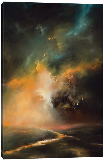 Riding With The Storm Clouds Canvas Art Print - Christopher Lyter