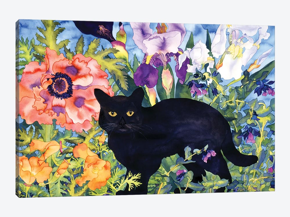 Black Cat Magic by Carissa Luminess 1-piece Canvas Art