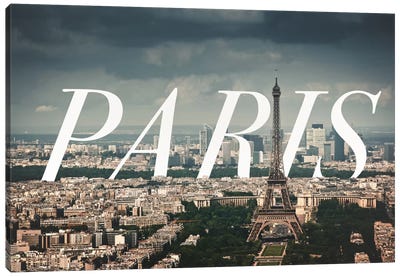 Paris Canvas Art Print - City Love