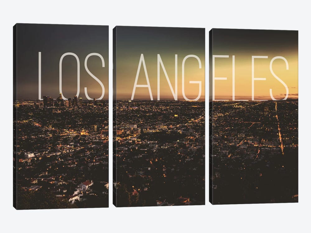L.A. by 5by5collective 3-piece Canvas Art