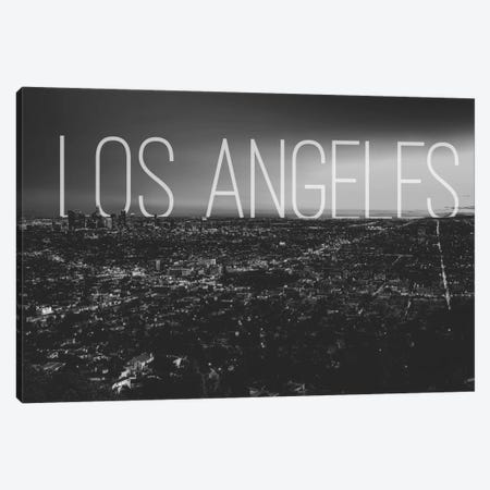 B/W L.A. Canvas Print #CLV16} by 5by5collective Canvas Art Print
